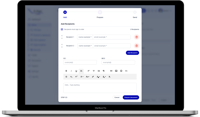 multiple signees with mockup